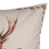 Clayre & Eef | Kussenhoes Beige Bruin 45x45 cm | KT021.421