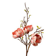 Clayre & Eef | Decoratie tak met bloemen Roze Bruin 20x20x106 cm | 5PL0169P