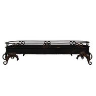 Clayre & Eef | Decoratief Dienblad Zwart 55x20x14 cm | 5Y1284