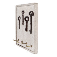 Clayre & Eef | Sleutelrekje Beige Bruin 22x5x25 cm | 6H2399