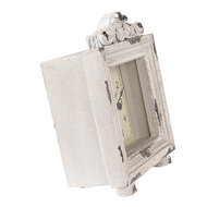 Clayre & Eef | Tafelklok Grijs Beige 10x6x14 cm / 1xAA | 6KL0832