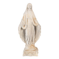 Clayre & Eef | Kerstdecoratie Beeld Maria Beige Bruin 17x12x41 cm | 6MG0113