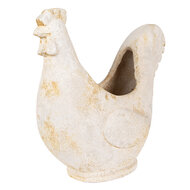 Clayre & Eef | Bloempot Binnen Beige Bruin 36x18x35 cm | 6MG0115