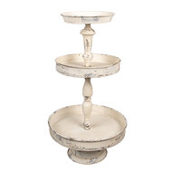 Clayre & Eef | Etagère Beige ø 42x75 cm | 6Y5718