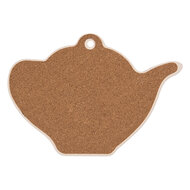 Clayre & Eef | Pannenonderzetter Blauw Paars 24x17x1 cm | 6CE2055