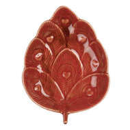 Clayre & Eef | Schaaltje Artisjok Rood 16x12x3 cm | 6CE2160