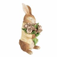 Clayre & Eef | Decoratie Beeld Konijn 39 cm Bruin Kunststof | 6PR5224