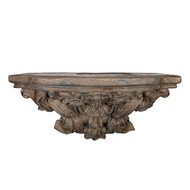 Clayre & Eef | Wandrek Bruin Groen 60x23x30 cm | 5MG0060