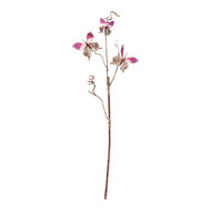 Clayre & Eef | Decoratie Tak met vlinders Roze 14x5x85 cm | 50808