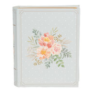 Clayre & Eef | Doos in boekvorm Blauw Roze 17x14x5 cm | 66019