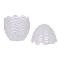 Clayre & Eef | Voorraadpot Deksel Transparant ø 8x12 cm | 6GL4946