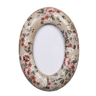 Clayre &amp; Eef | Fotolijst Beige Roze 13x3x18 cm / 9x13 cm | 2F1276