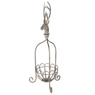 Clayre &amp; Eef | Decoratieve Mand Grijs 28x28x68 cm | 5Y1320