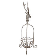 Clayre &amp; Eef | Decoratieve Mand Grijs 28x28x68 cm | 5Y1320