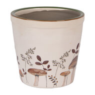Clayre &amp; Eef | Bloempot Binnen Beige Bruin &oslash; 15x14 cm | 6CELFJ0001M