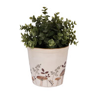 Clayre &amp; Eef | Bloempot Binnen Beige Bruin &oslash; 15x14 cm | 6CELFJ0001M