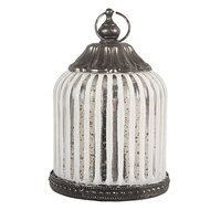 Clayre &amp; Eef | Decoratie met LED Wit &oslash; 8x12 cm / 2xAAA | 6GL5228
