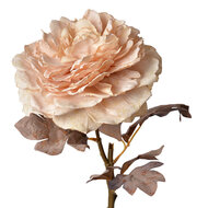 Clayre & Eef | Kunstbloem Rozen Roze 10x10x60 cm | 6PL0334