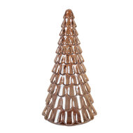 Clayre &amp; Eef | Kerstdecoratie Kerstboom Bruin &oslash; 20x40 cm | 6GL5329