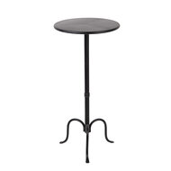 Clayre & Eef | Bijzettafel Zwart ø 38x78 cm | 6Y5799