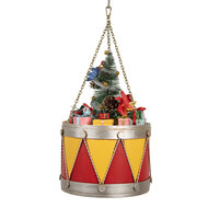 Clayre &amp; Eef | Decoratie Trommel Geel Rood &oslash; 21x34/43 cm | 6Y5867Y