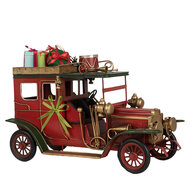 Clayre &amp; Eef | Decoratie Model Auto Rood Groen 42x18x28 cm | 6Y5875