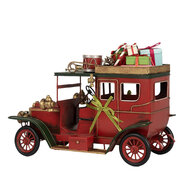 Clayre &amp; Eef | Decoratie Model Auto Rood Groen 42x18x28 cm | 6Y5875