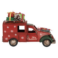 Clayre &amp; Eef | Decoratie Model Auto Rood Groen 26x11x17 cm | 6Y5881