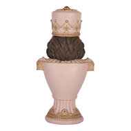Clayre & Eef | Kerstdecoratie Notenkraker Roze 16x10x30 cm | 6PR5366