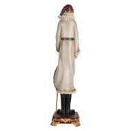 Clayre & Eef | Kerstdecoratie Kerstman Grijs 10x10x42 cm | 6PR5369