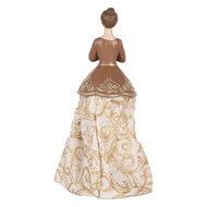 Clayre & Eef | Decoratie Vrouw Beige Bruin 8x7x23 cm | 6PR5380