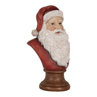 Clayre & Eef | Kerstdecoratie Kerstman Rood Wit 18x12x30 cm | 6PR5398