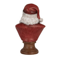 Clayre & Eef | Kerstdecoratie Kerstman Rood Wit 18x12x30 cm | 6PR5398