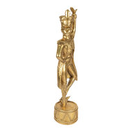 Clayre & Eef | Kerstdecoratie Notenkraker Goudkleurig 14x10x45 cm | 6PR5417