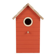 Clayre &amp; Eef | Vogelhuis Rood Bruin 15x10x22 cm | 6H2442