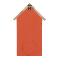 Clayre &amp; Eef | Vogelhuis Rood Bruin 15x10x22 cm | 6H2442