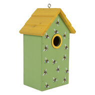 Clayre & Eef | Vogelhuis Groen Geel 15x10x22 cm | 6H2443
