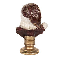 Clayre & Eef | Kerstdecoratie Kerstman Rood Wit 17x15x27 cm | 6PR5684