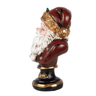 Clayre & Eef | Kerstdecoratie Kerstman Rood Wit 9x8x15 cm | 6PR1107