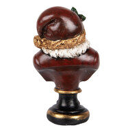 Clayre & Eef | Kerstdecoratie Kerstman Rood Wit 9x8x15 cm | 6PR1107