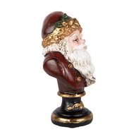 Clayre & Eef | Kerstdecoratie Kerstman Rood Wit 9x8x15 cm | 6PR1107