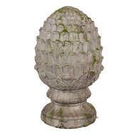 Clayre & Eef | Decoratie Beeld Dennenappel Beige ø 19x33 cm | 6PR5710