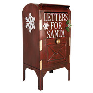 Clayre & Eef | Brievenbus Rood 27x21x53 cm | 6Y5807