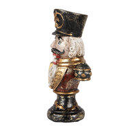 Clayre & Eef | Kerstdecoratie Beeld Notenkraker Rood 9x6x15 cm | 6PR5591