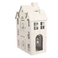 Clayre &amp; Eef | Decoratie Huis Beige 26x16x40 cm | 6Y5930