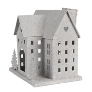 Clayre &amp; Eef | Decoratie Huis Grijs 26x17x24 cm | 6Y5932