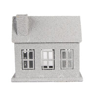 Clayre &amp; Eef | Decoratie Huis Grijs 26x17x24 cm | 6Y5932