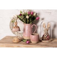 Clayre & Eef | Stolp Transparant ø 17x25 cm | 6GL2169