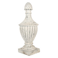 Clayre &amp; Eef | Decoratie Ornament Beige Grijs 26x26x64 cm | 5MG0065