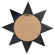 Clayre &amp; Eef | Wandspiegel Bruin &oslash; 27x2 cm | 62S313